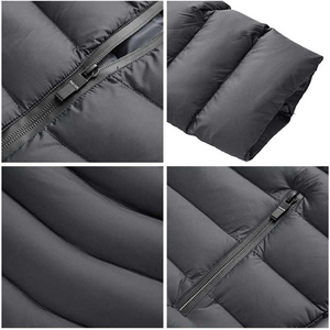 <b>Men's</b> Casual Winter <b>Jacket</b> Breathable Waterproof Outdoor Mountaineering Utility Windbreaker Custom Front Logo Zipper - Product Image 4