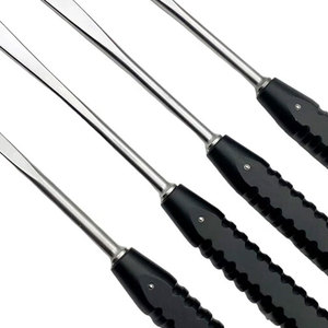 Best Bone Osteotomes Knife Set Straight Curved Veterinary Orthopedic Surgical <b>Instruments</b> German Quality Stainless Steel CE ISO - Product Image 4