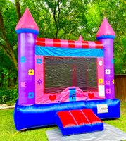 Château Gonflable Commercial Personnalisé Thème Fille pour Enfants de 3 Ans et Plus – Structure de Saut Extérieure