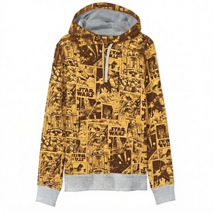 Sweat-shirt à capuche Star Wars pour homme, coupe classique, décontracté, en tricot, avec poche, vêtement d'hiver, 100% coton, imperméable - Product Image 5