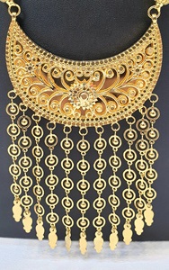 24kt Gold Plated Arabic Collection Fashion Jewelry <b>Sets</b> - Product Image 3