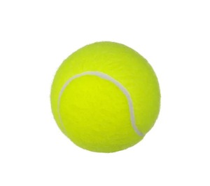 Balle de tennis jaune en feutre durable pour usage récréatif - Product Image 6