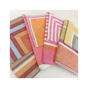 4 pièces brodées à la main de couleur bleue 30*30cm velours corail petit carré microfibre gant de toilette absorbant maison Golf serviettes de cuisine - Product Image 3