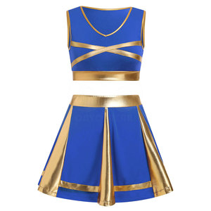 Uniformes de cheerleading en polyester/coton en gros, best-sellers, dernier design, couleur et logo personnalisables, entièrement sublimés - Product Image 1