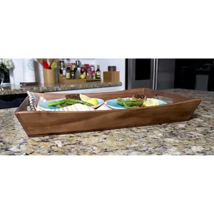 <b>Ceramic</b> Serving Tray Minimalist Design Durable Eco-Friendly American Style <b>Plate</b> Dining Table Centerpiece Home Decor Accessory - Product Image 4