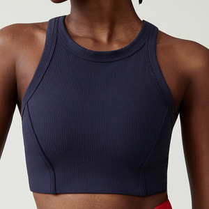 Vêtements de sport personnalisés en gros pour femmes, crop top, vêtements de fitness, vêtements de sport de luxe avec logo personnalisé, vêtements d'été - Product Image 1