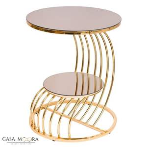 Expositor comercial, expositor para panadería, plataforma dorada para servir, expositor para decoración de banquetes - Product Image 5