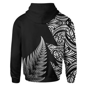 Vente en gros de sweats à capuche personnalisés, coupés et cousus, avec sublimation, motif maori, vêtements d'hiver hawaïens, sweats à capuche polynésiens imprimés sur mesure OEM - Product Image 2