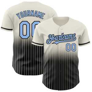 Chemise de baseball pour homme personnalisée avec broderie professionnelle par sublimation et effet dégradé, modèle 2026 - Product Image 1