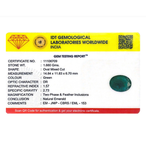 Certified Natural Zambian Emerald 8.3 Carat Loose Gemstone Emerald Cut 8x10mm for Fine Jewelry - Product Image 4