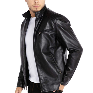 Custom <b>Leather</b> <b>Jacket</b> Manufacturer Genuine <b>Leather</b> Apparel for Men Fashion and Retail Businesses - Product Image 3