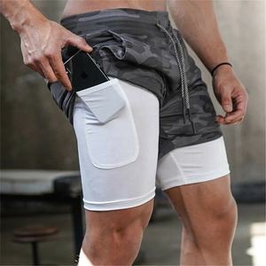 Pantalones Cortos Deportivos Casuales para Hombre 2 en 1 de Secado Rápido, con Bolsillos, Lazo para Toalla, Cintura Alta Elástica y Diseño Ecológico - Product Image 6