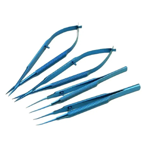 Ensemble d'instruments de microchirurgie en titane de 4 pièces, 5,5 pouces, pour procédures chirurgicales, outils chirurgicaux de précision manuels - Product Image 3