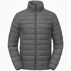 2025 Men's Puffer <b>Jacket</b> Custom Logo Plus Size Winter Casual Outdoor <b>Waterproof</b> Hooded Turtleneck 100% Cotton Wholesale Fashion - Product Image 3