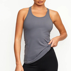 เสื้อกล้าม YASH SPORTS รุ่นใหม่สำหรับผู้หญิง แขนกุด ผ้าฝ้าย 100% เป็นมิตรต่อสิ่งแวดล้อม ระบายอากาศได้ดี แห้งเร็ว ผ้าแคนวาส คอเหลี่ยม ทรงลำลอง - Product Image 1