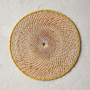 Top Seller 2026 Round <b>Rattan</b> Placemat and Charger Plates From Vietnam Factory for <b>Dining</b> <b>Table</b> Set of Mats & Pads - Product Image 5