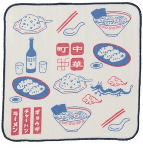 Serviette de toilette en coton imprimée Shiba Inu Mont Fuji avec motif rectangulaire de dessin animé pour usage domestique - Product Image 3