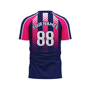 Camiseta Deportiva Unisex Personalizada - Spandex/Poliéster, Elástica en 4 Direcciones, Secado Rápido, Impresión por Sublimación, Manga Corta, OEM/ODM para Fútbol - Product Image 6