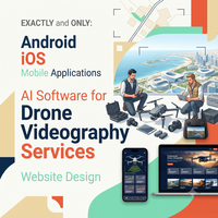 Android iOS Mobil Uygulamaları Drone Videografi Hizmetleri için Yapay Zeka Yazılımı Web Sitesi Tasarımı WordPress Shopify Eklentisi Yapay Zeka Yazılımı