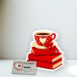 หนังสือคู่มือเทรนด์ใหม่สำหรับมืออาชีพ พร้อมแก้วกาแฟอะคริลิค แผ่นต่อขนตาแบบแข็ง โลโก้แบบกำหนดเอง ลายดอกไม้ หัวใจ สี่เหลี่ยม - Product Image 3