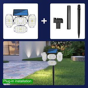 Aggiornato impermeabile giardino esterno luce solare di sicurezza con sensore di movimento lampada di nuova generazione - Product Image 5