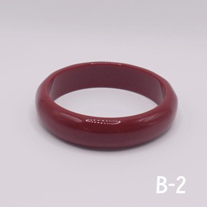 Bracelet en résine rouge de luxe, fait main, exquis, cadeau promotionnel original B-1 - Product Image 2
