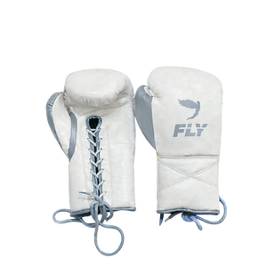 Guantes de Kick Boxing MMA Hechos a Medida, 100% Cuero Vacuno, con Cordones, para Entrenamiento Profesional, para Adultos, Guantes Fly - Product Image 5