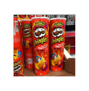 Chips de Cebolla con Crema Agria Pringles 165g, 12 Bolsas por Caja, con Documentación Completa de Exportación para un Tránsito Aduanero sin Problemas, Exportación Global - Product Image 1