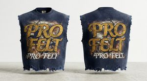 Camiseta de Manga Corta Estilo Hip Hop, 100% Algodón de Alto Gramaje (300 GSM), Diseño Serigrafiado, Moderna, Cómoda, Estilo Urbano, Desgastada - Product Image 6