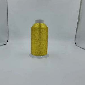 Hilo Metálico Plateado Flexible de 3143 Denier, Nylon Tipo MX de 110D, 3800 MTR SHREE VIDHATA JARI, para Bordado Manual en la Industria Textil - Product Image 1