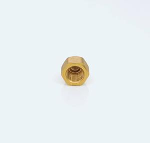 Paquete de 15 Tapones de Latón BrassBlizz de 3/8 con Rosca 5/8-18, Tapa Roscada de 45 Grados SAE 1000 PSI, Tapón de Sellado de Latón para Líneas de Aire Acondicionado, Hidráulicas y Combustible - Product Image 3