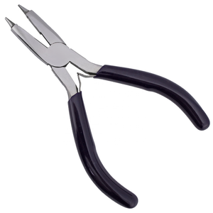 Alicates combinados 4 en 1 de acero inoxidable profesional con mango Ergo, cortador multiusos de embalaje conveniente para la fabricación de joyas - Product Image 1