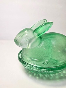 Figura de Conejito de Cristal Pequeña, Adorno Decorativo Elegante para Decoración del Hogar, Colección de Proveedor Indio - Product Image 4