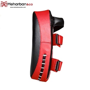 High Quality Customized Curve Pads Muay Thai Kick Boxing MMA Mitts Foot Target Durable Kick Pads - Product Image 5