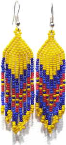 Custom Fashion Drop Earrings for Women Hot Selling Statement Jewelry for Girls handmade <b>bead</b> earrings suppliers - Product Image 6