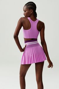 Ensemble de maillot de tennis pour femmes, tenue de sport personnalisée avec jupe, vêtements de tennis respirants et à séchage rapide - Product Image 5