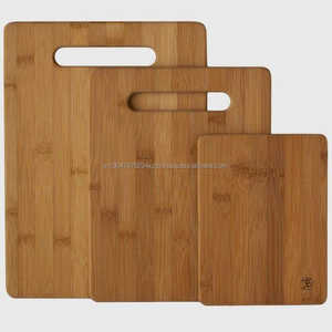 Bloc à découper rectangulaire en bois d'acacia massif de qualité durable, écologique, lavable au lave-vaisselle, fait à la main, épaisseur personnalisée, maison Rajasthan - Product Image 3