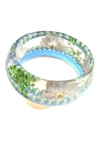 WEARING Jewelry Resina Acrílico Pulsera Brazalete Exagerado Deslumbrante Multicolor Ancho Irregular Cuadrado Acrílico Pulseras para - Product Image 4