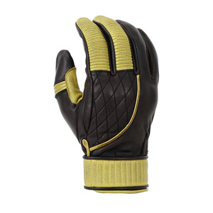 Guantes de Carreras de Cuero Vacuno de Dedo Completo, Antideslizantes, con Cierre de Gancho y Bucle para Hombres, para Conducción al Aire Libre - Product Image 5