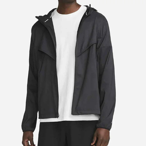 Wholesale Manufacturer Custom Printed Long Sleeve Front Zip Adjustable Size <b>Wind</b> <b>Breaker</b> Jackets Autumn Jacket Men Jackets - Product Image 2