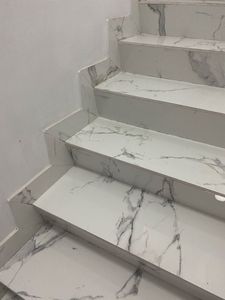 Mármol Blanco Natural Indio con Manchas, Pulido, Cortado a Medida, Impermeable, Diseño Moderno para Pisos de Baños y Cocinas - Product Image 3