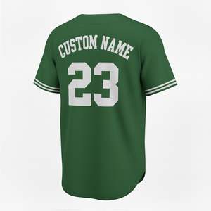 Wholesale Mens Custom Baseball Jersey Button <b>Down</b> Shirts Short Sleeve Softball Wear Shirt Fully Custom Tackle Twill Embroidery - Product Image 2