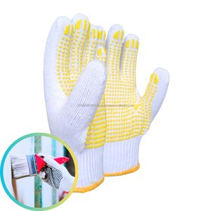 Guantes de algodón punteado para trabajo industrial pesado Máxima seguridad y comodidad Antiestático y antideslizante Propósito general - Product Image 5