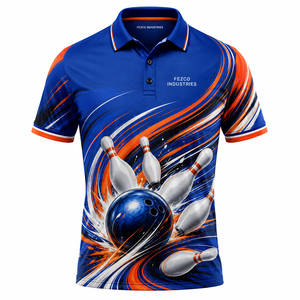 เสื้อโปโลโบว์ลิ่งน้ำหนักเบาเพื่อความสบายตลอดวัน เสื้อโปโลโบว์ลิ่งฮาวายแบบสั่งทำคุณภาพสูง - Product Image 5