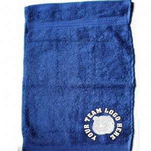 Serviette de sport en coton personnalisée en gros, tissée jacquard, 100 % coton, séchage rapide, pour fitness et entraînement, écologique et douce - Product Image 1