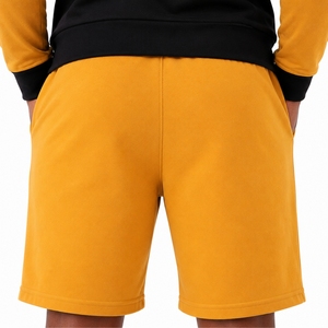 Men Hoodie Shorts <b>Set</b> Premium Street Style Soft Comfort Fabric Modern Urban Fashion Relaxed Everyday Fit Modern Streetwear Style - Product Image 6