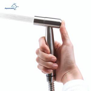 Rociador de bidé portátil de acero inoxidable al por mayor para inodoro, rociador de higiene femenina para baño - Product Image 1