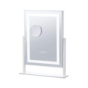 Smart Touch Controllable Five Times Magnification LED Vanity <b>Mirror</b> Three Color <b>Lighting</b> Modes <b>Lighted</b> <b>Makeup</b> 5X <b>Mirror</b> - Product Image 1