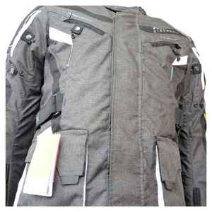 Veste en cuir respirante et coupe-vent pour moto tout-terrain toutes saisons pour hommes - Product Image 4