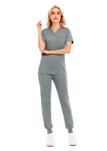 Uniforme Médico para Mujer Fuju, Superelástico, Estilo Jogger, Tela Broadcloth - Product Image 2